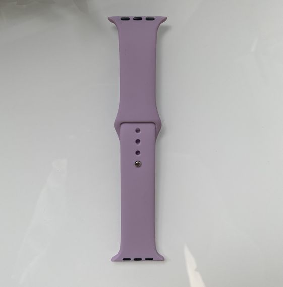 Силіконовий ремінець для розумного годинника Smart Watch 38/40 (Лавандовий) | Зображення 5