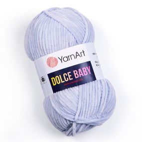 Пряжа YarnArt Dolce Baby 776 світло-сіра ярнарт дольче бебі плюшева