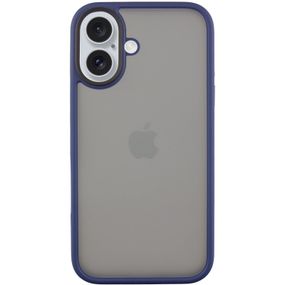 TPU+PC чохол Metal Buttons для Apple iPhone 16 (6.1") Синій