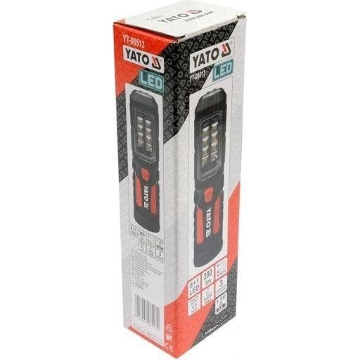 Ліхтар переносний LED 8+1 діод світильник 3 режими YATO YT-08513 | Зображення 9