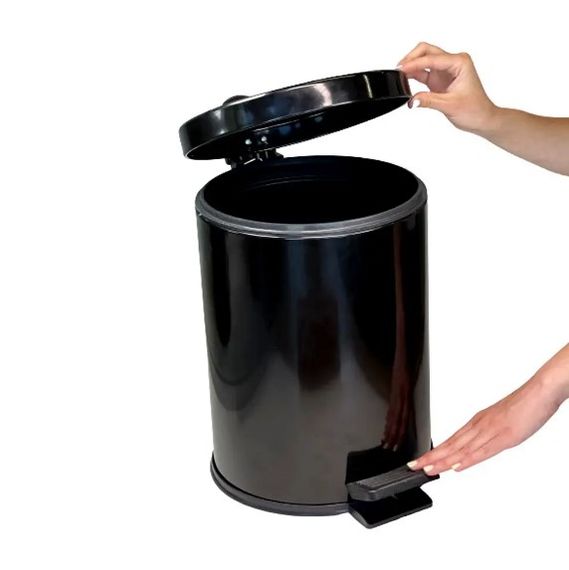 Відро для сміття з педаллю Mertinox 12 л чорне 4501.2435S.430.05 | Зображення 2