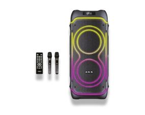 Акустична переносна колонка 60Вт 2 мікрофони XPRO ZXX-5515 (46014-ZXX-5515_6922)