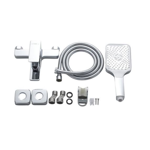 Смеситель латунный для ванны Lidz Orion 006 (c душевым гарнитуром) (k35) LDORI006CRM48093 Chrome | Зображення 7