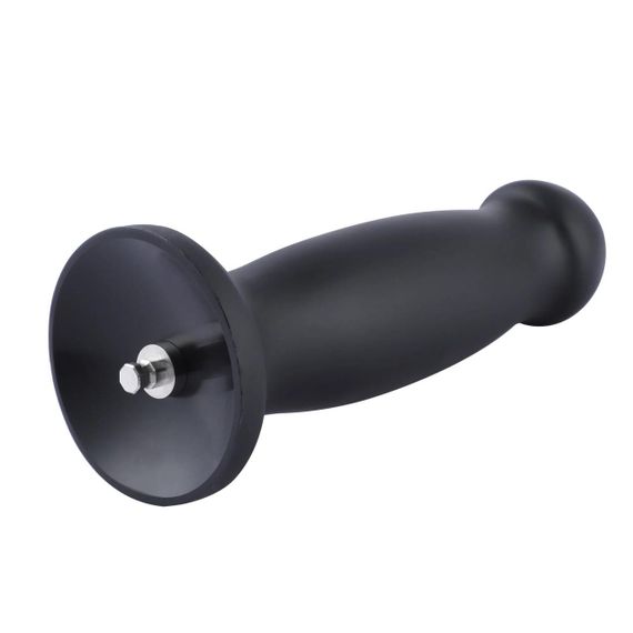 Силіконовий фалоімітатор для секс-машин Hismith 7.2" Black Silicone Anal Dildo, система KlicLok Sex Aura | Зображення 7