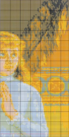 Набір для вишивання за нанесеною на канву схемою "Pray".AIDA 14CT printed, 38*56 см | Зображення 4