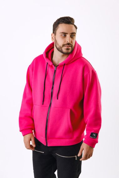 Зіп-Худі унісекс МА (01) Малиновий колір | Зображення 2