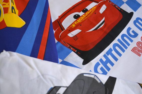 Постельное белье TAC Disney 160×220 см Cars Race | Зображення 1