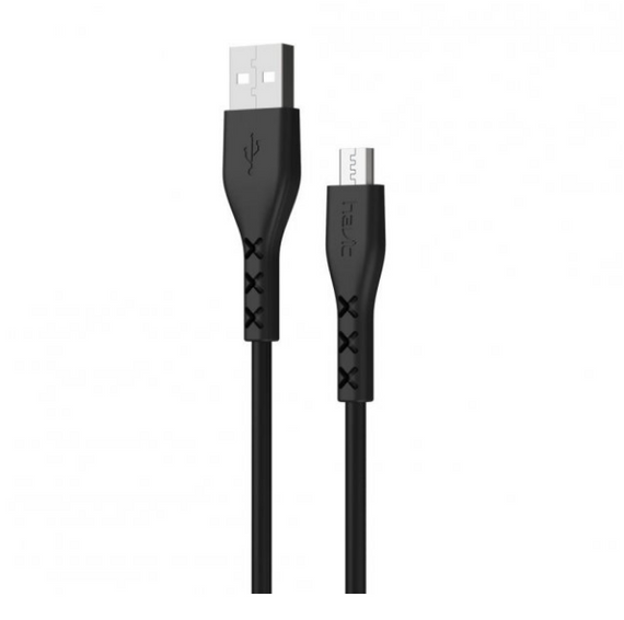 Кабель USB MicroUSB Havit HV-H67 2,0A 1,8 м чорний | Зображення 1