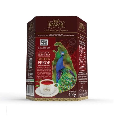 Чай чорний Ransar Golden Pekoe Ceylon Black Tea 100 г