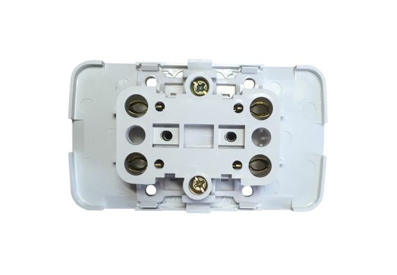 Розетка внешней установки 2-я б/з белая IP20 Lemur Ny95000983 | Зображення 3