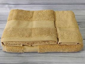 Полотенца Soft cotton Deluxe hardal  Махра набор 3шт