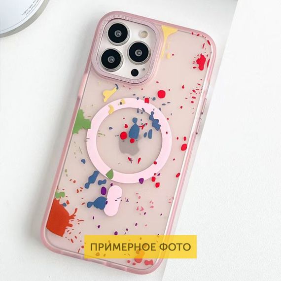 Чехол TPU+PC Flush with MagSafe для Samsung Galaxy S25 Ultra  Baby pink | Зображення 1