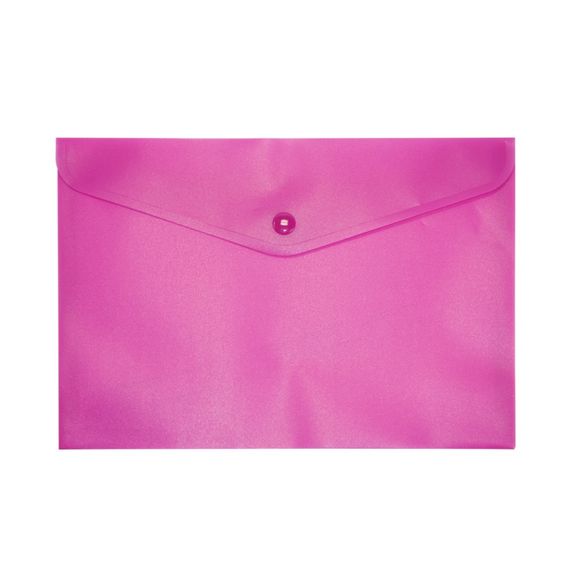 Папка-конверт, на кнопке, А5, BM.3935-99 BUROMAX, матовый полупрозр.пластик (4823078953421) Червоний | Зображення 2
