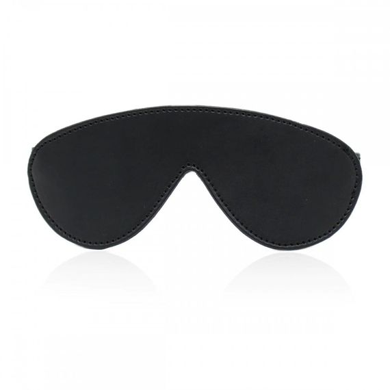 Маска на очі, екошкіра, чорна