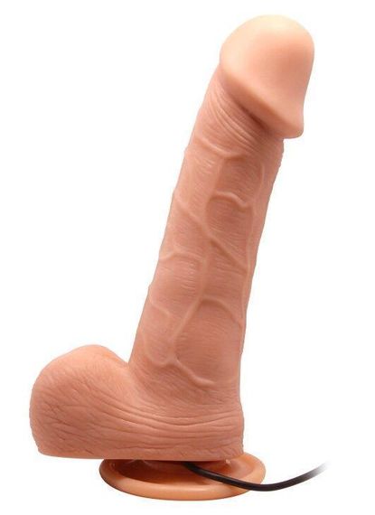 Вібратор на присосці з функцією ротації BARBARA 7,8" Ken MULTI-SPEED VIBRATOR, BW-008015R Sex Aura | Зображення 2