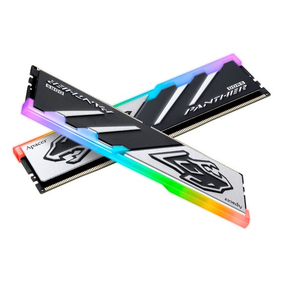 Модуль пам&#039;яті для комп&#039;ютера DDR5 32GB (2x16GB) 5200 MHz Panther RGB Apacer (AH5U32G52C5229BAA-2) | Зображення 2