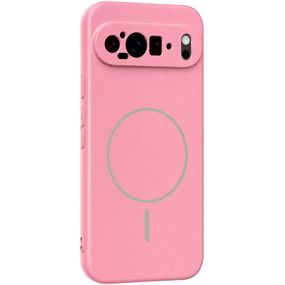 Чохол Silicone Cover Lakshmi Full Camera (AA) with Magnetic Fit для Google Pixel 9 Pro XL Рожевий / Light pink