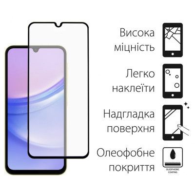 Чехол для мобильного телефона Dengos Kit for OPPO A18 case + glass (Black) (DG-KM-06) | Зображення 3