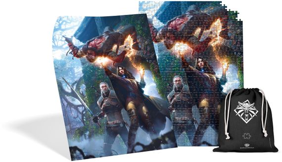 Пазл GoodLoot Witcher: Birthday puzzles 1000 ел. (5908305231943) | Зображення 2