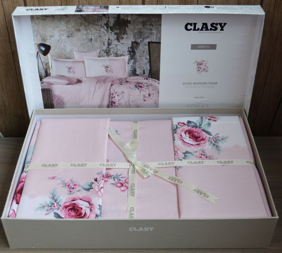 Постільна білизна Clasy Deluxe Satin 200х220 Goya v1 | Зображення 1