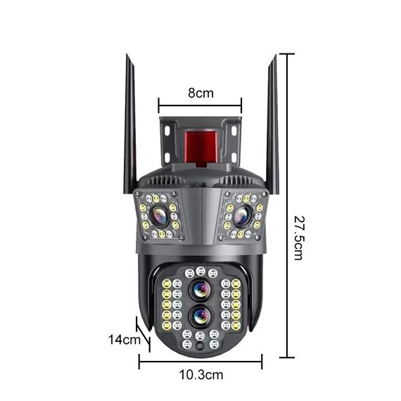 Камера відеоспостереження PTZ вулична WiFi 3L-V35 XPRO IPC-3L-V33 V380PRO (45044-16976_1084)