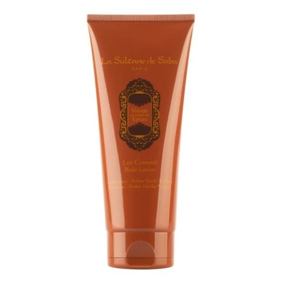 Молочко для тіла з ароматом амбри, ванілі та пачулі LA SULTANE DE SABA Body Lotion Ayurvedique (200 ml)
