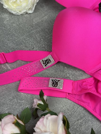 Комплект Victoria's Secret 8073 Push-Up Bra неоновий | Зображення 1