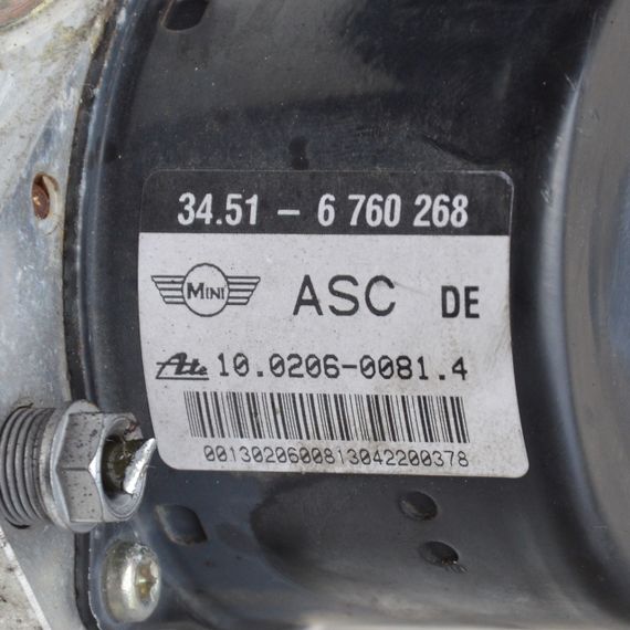 Блок керування ABS Mini Cooper R50-53 2000-2007 Насос АБС Міні Купер 34516760268 6760268 | Зображення 3