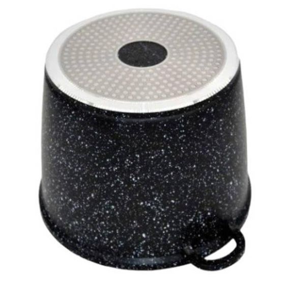 Каструля-казан мармурове покриття 7л зі скляною кришкою Benson BN-301