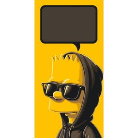 Открытка по номерам "Барт Симпсон" 16113-AC 40х80 см