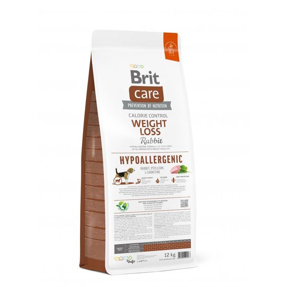 Корм сухий Brit Care Dog Hypoallergenic Weight Loss для собак із зайвою вагою гіпоалергенний з кроликом 12 кг | Зображення 3