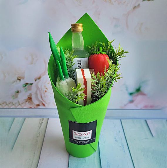 Мило ручної роботи букет закуска до горілки