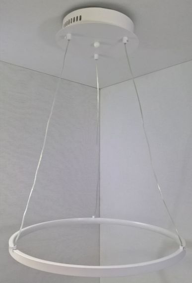 Люстра светодиодная подвесная LED светильник для квартиры на потолок лэд 25532 Белый 15-100х40х40 см. | Зображення 3