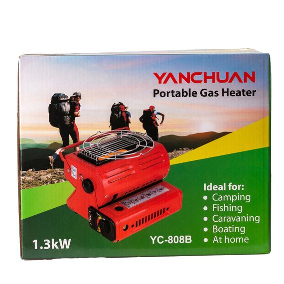 Газовый обогреватель1300 Вт портативный 30× 28 см HPYC808B | Зображення 6