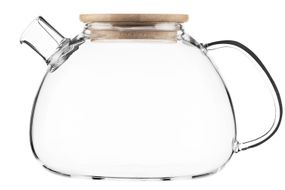 Заварник Ardesto Midori, 1500 мл, боросиликатное стекло, бамбук (AR3015GBI)