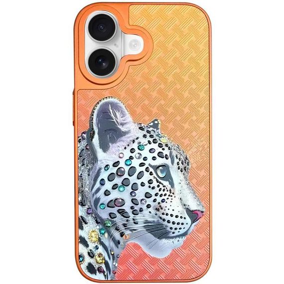 Чохол TPU+PC Crystal Hunt with MagSafe для Apple iPhone 17 (6.3") Orange