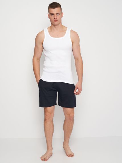 Майка для чоловіків біла, 170/182-100/104 L/XL | Зображення 3