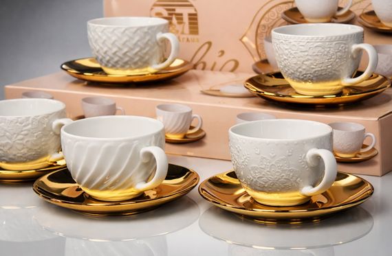 Сервіз чайний SNT Golden Anfen 04-001-004 12 предметів | Зображення 1