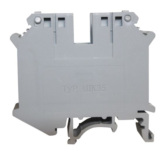 Клема КНГ-UK35 125А 4-35мм2 гвинтова сіра набірна на DIN-рейку без маркера Ny95505467 | Зображення 1