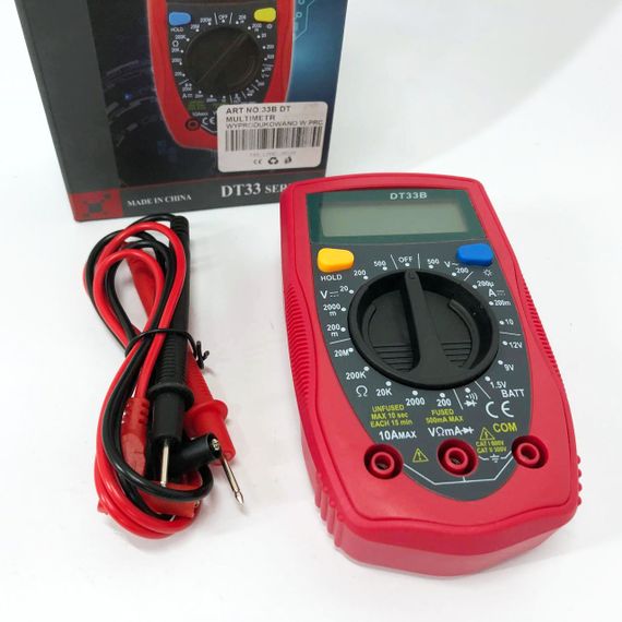 Цифровий Мультиметр 33 B DT DIGITAL струмові кліщі тестер, амперметр мультиметр, тестер напруги | Зображення 9