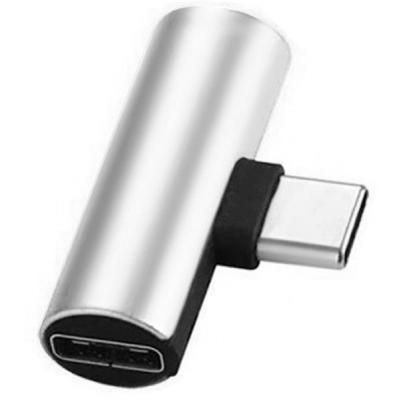 Перехідник Type-C to Jack 3.5 мм 1.0m 2in1 XoKo (AC-205-SLV) (AC-205-SLV) | Зображення 1