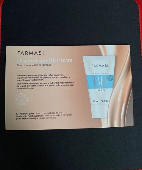Набір пробників саше тестерів тонального бб крему Farmasi bb cream spf15 01-02-03-04*2,5 мл | Зображення 1