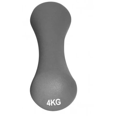 Гантель PowerPlay неопренові 4126 Spartacus 2 х 4 кг Сірі (PP_4126_4kg_2in) | Зображення 3