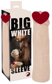 Насадка на член - Big White Sleeve Sex Aura