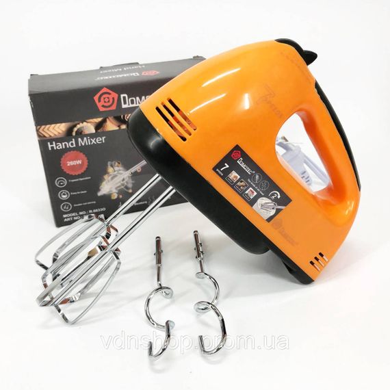 Удобный миксер для кухни DOMOTEC, Надежный небольшой миксер для кухни еды OG-19 | Зображення 9