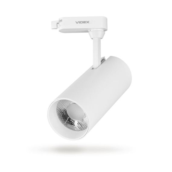 Світлодіодний світильник трековий VIDEX 20W 4100K білий | Зображення 1