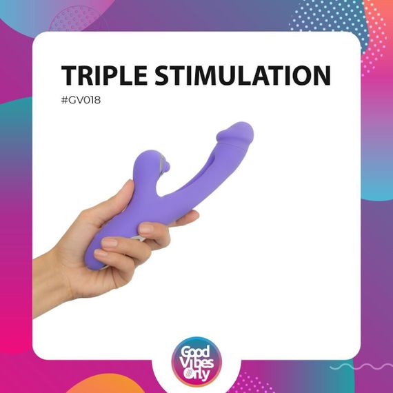 Вібратор-кролик Good Vibes Only - Tess Rabbit Vibrator with G-Spot Stimulator Sex Aura | Зображення 8