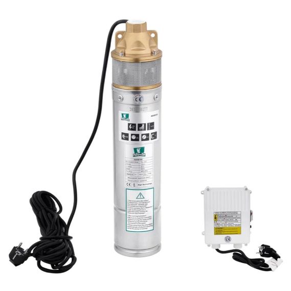 Насос глубинный вихревой Pumpman 4SKM100 Нmax 60 м Qmax 2,7 куб.м 750 Вт с пультом (CV029771)