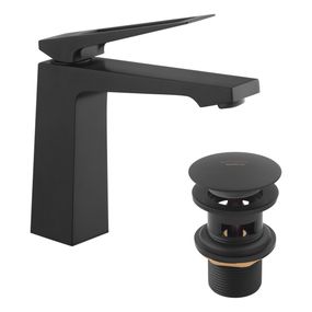 Смеситель для раковины Kroner KRP Ersel - SCH0110BV с донным клапаном (CV035473)