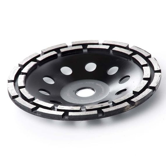 Чаша алмазная шлифовальная 180мм 22-24% Сегмент двухрядный APRO | Зображення 1
